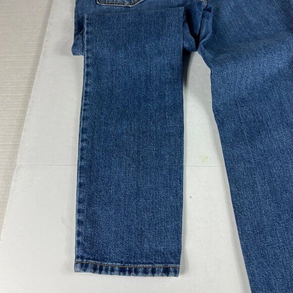 Max Mara Jeans Women's 29x29* Weekend Cropped Cigarette Skinny Blue Denim Tag 8 - Picture 12 of 16